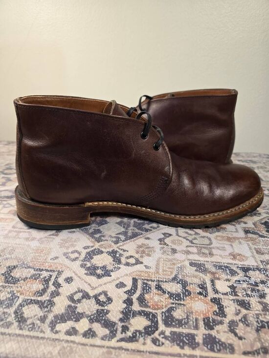 Red Wing 9017 Heritage Beckman Chukka Cigar Leather Work Mens Boots Size 11 D main image 4